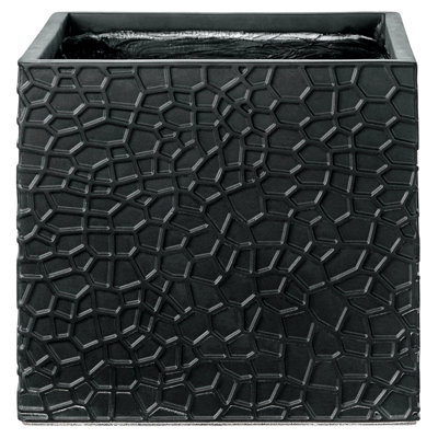 Beliani  Plant Pot Feiyan 44 Cm Black from B&Q