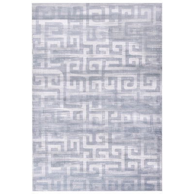 Beliani Modern Rug Beydag Grey 160 X 230 Cm