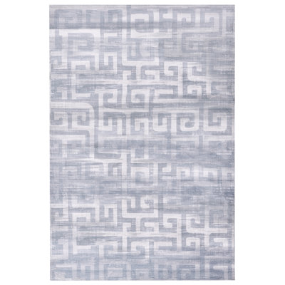 B&Q -  Modern Rug Beydag Grey 200 X 300 Cm
