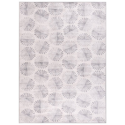 B&Q -  Rug Catak Off-White 160 X 230 Cm