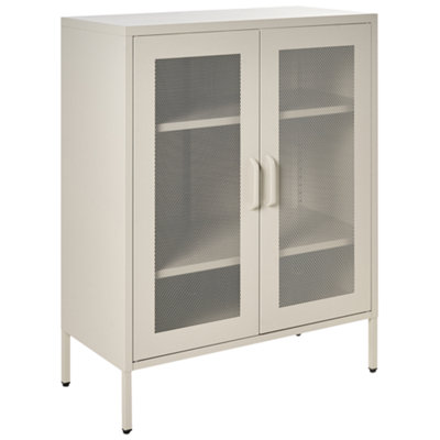 B&Q -  Cabinet Wakatipu Metal Light Beige