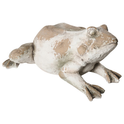 Beliani Garden Figurine Carapelle Frog Beige from B&Q