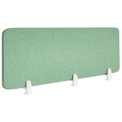 B&Q -  Desk Screen Split Green