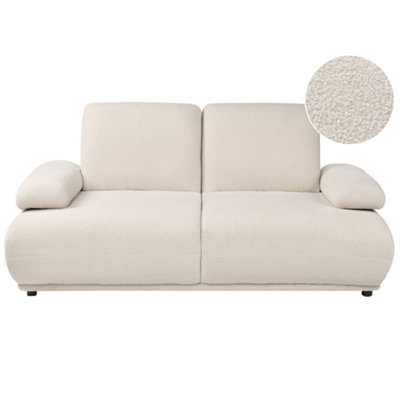 Beliani Sofa 2 Seater Nacka Boucle Off-White from B&Q