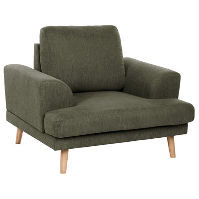 Beliani Modern Armchair Kildal Fabric Green from B&Q