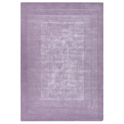 Beliani Rug Amado Violet 160 X 230 Cm Viscose from B&Q