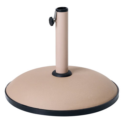 Beliani Parasol Base Canzo Beige Round 25 Kg from B&Q