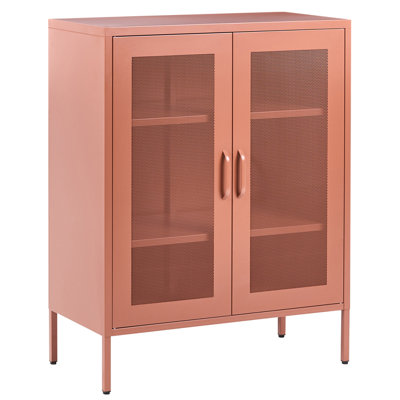 B&Q -  Cabinet Wakatipu Metal Golden Brown