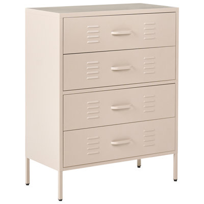 B&Q -  Chest Of Drawers Enago Metal Beige