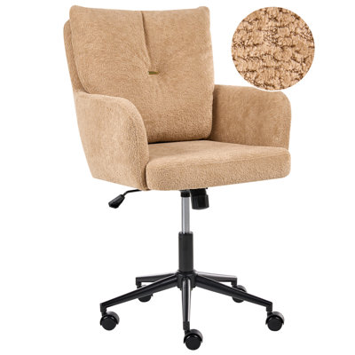 B&Q -  Desk Chair Alpine Fabric Beige