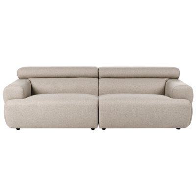Beliani Sofa 3 Seater Hovden Fabric Beige from B&Q