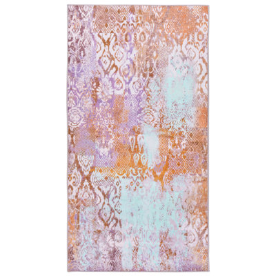 B&Q -  Rug Zenvira Multicolour 80 X 150 Cm