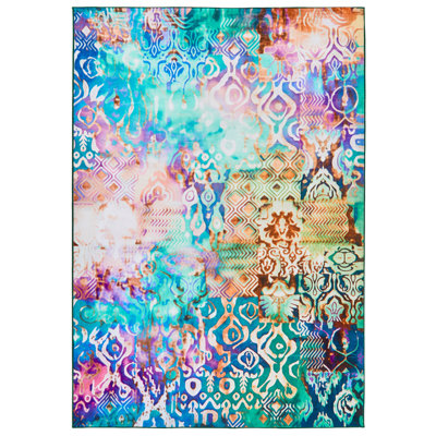 B&Q -  Rug Isvanta Multicolour 160 X 230 Cm