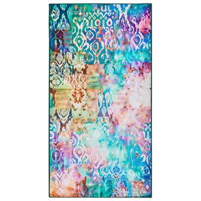 B&Q -  Rug Isvanta Multicolour 80 X 150 Cm