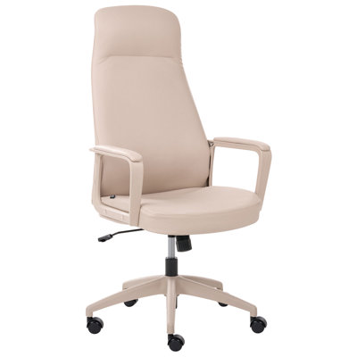 B&Q -  Executive Chair Ardour Faux Leather Beige