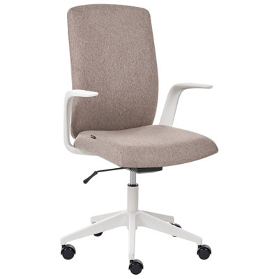 B&Q -  Office Chair Captain Fabric Brown