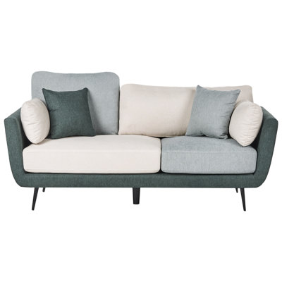 Beliani Sofa 3 Seater Bolga Fabric Green from B&Q