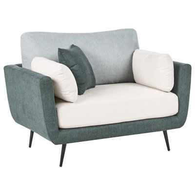Beliani Modern Armchair Bolga Fabric Green from B&Q