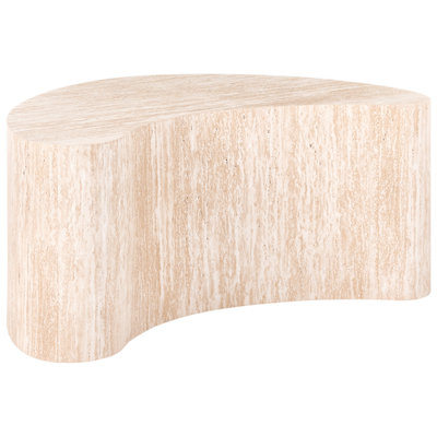 Beliani Coffee Table Bilpa Travertine Effect from B&Q