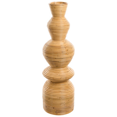 B&Q -  Decorative Vase Nuoro Rattan 70 Cm Natural