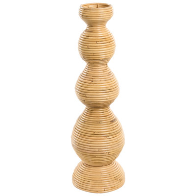 B&Q -  Decorative Vase Gerace Rattan 70 Cm Natural