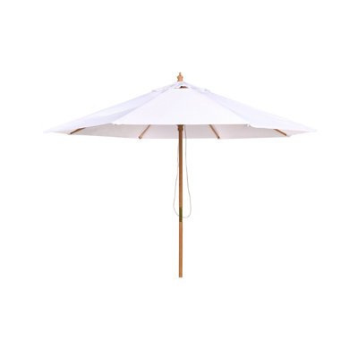 Beliani Market Parasol 270 Cm Toscana Off-White from B&Q