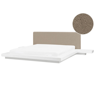 B&Q -  Waterbed Boucle Zen 180 X 200 Cm (Eu Super King) White