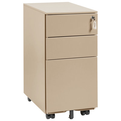 B&Q -  Storage Unit Bolsena Metal Beige