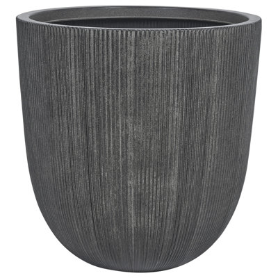 B&Q -   Plant Pot Chios 44 Cm Black