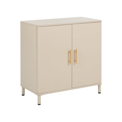 B&Q -  2 Door Sideboard Ombura Metal Beige