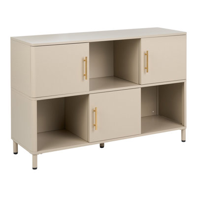 B&Q -  3 Door Sideboard Ombura Metal Beige