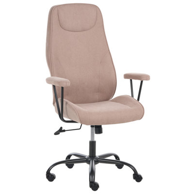 B&Q -  Office Chair Titan Fabric Taupe