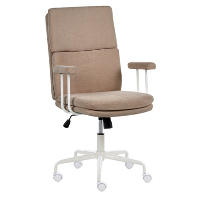 B&Q -  Office Chair Vero Fabric Taupe
