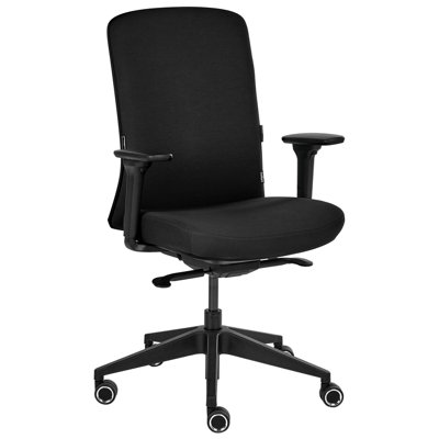 B&Q -  Office Chair Kamilon Fabric Black