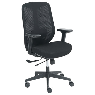 B&Q -  Office Chair Zelar Fabric Black