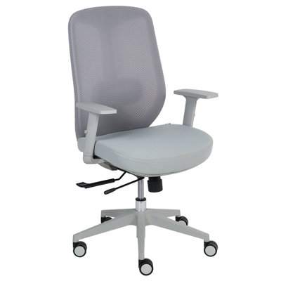 B&Q -  Office Chair Zelar Fabric Grey