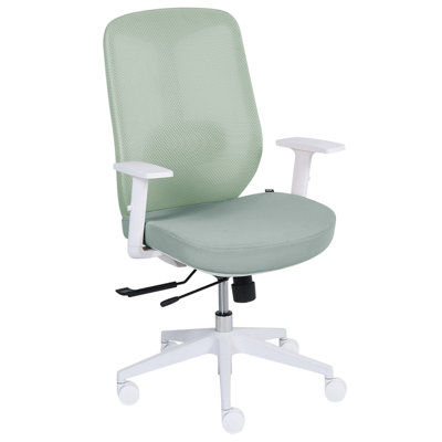 B&Q -  Office Chair Zelar Fabric Green