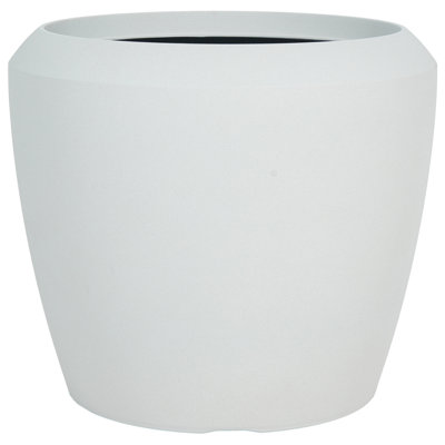 B&Q -  Plant Pot Mycena 56 Cm Off-White