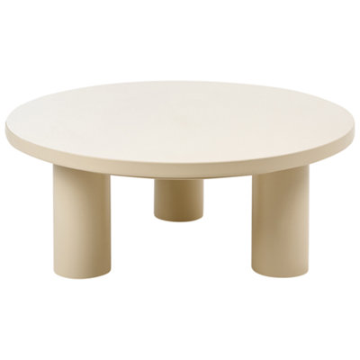 B&Q -  Garden Coffee Table Vipiteno 80 Cm 80 Cm Metal Beige