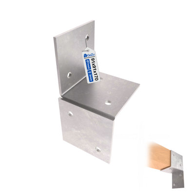 Gezu Impex Pergola Wall Bracket Hot Dip Galvanised - Pergola Wall Mount Bracket - 91 X 91 Mm B&Q