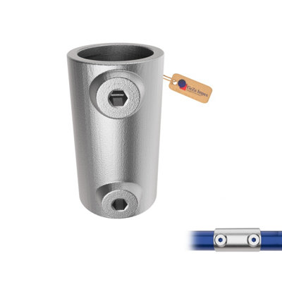 Gezu Impex Black Single Male Swivel Clamp 27 Mm Hot Dip Galvanised Powder Coated Single Male Fitting Key Clamp Size 2 B&Q