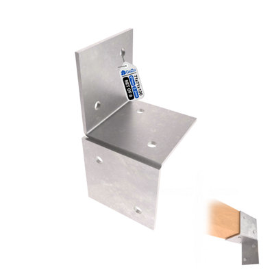 Gezu Impex Pergola Wall Bracket Hot Dip Galvanised - Pergola Wall Mount Bracket - 71 X 71 Mm (Pack Of 8) B&Q