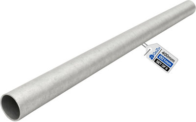 Gezu Impex  Tube 27mm X 400mm Hot Dip Galvanised Set Of 8  Pipe For Tube Clamps Handrails Frames  Construction from B&Q