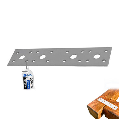 Gezu Impex Angle Bracket 40 X 40 X 20 mm Galvanised Set Of 50 Perforated Corner Braces Brackets Connector Wood from B&Q