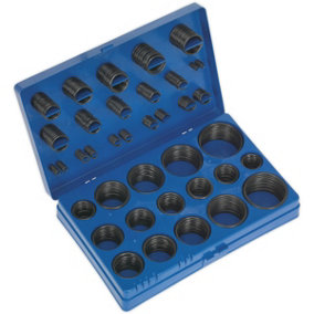 407 Piece Rubber O-Ring Assortment - Imperial Sizing - Nitrile Rubber - 32 Sizes