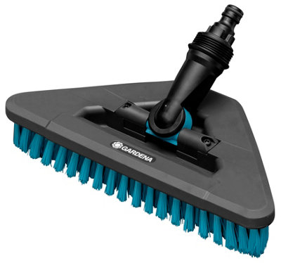 Gardena Cleansystem Handle Brush Hard Flex Corner Angled Large Patio Cleaning from B&Q