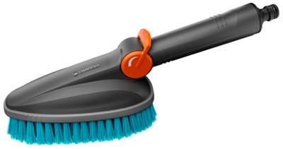 Gardena Cleansystem Hand Brush Hard M Small Path Patio Hard Garden Cleaning from B&Q