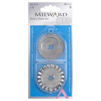 B&Q -  Rotary Blade AstdRotary Blade Assortment: 45mm Diameter: 3 PiecesMilward