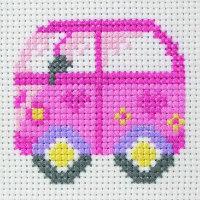 First Kit Camper Van - Counted Cross Stitch Kit: 1St Kit: Camper Van - Anchor