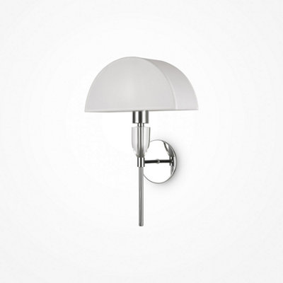 Luminosa Lighting Luminosa Maytoni Prima Modern Wall Lamp Chrome E27 from B&Q